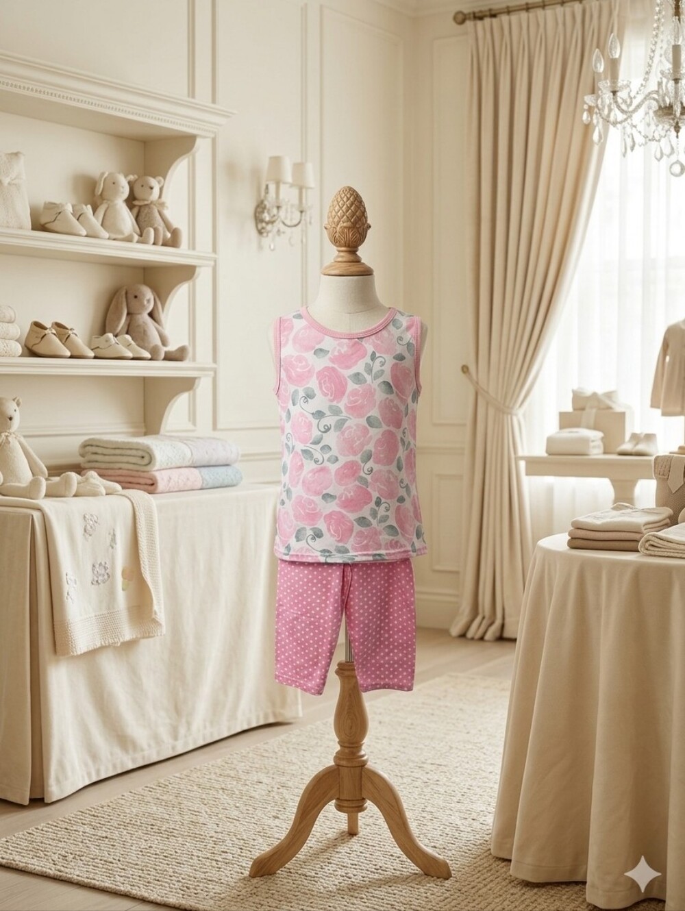 Rosebud And Polk A Dot 2pc Outfit Sz 2T